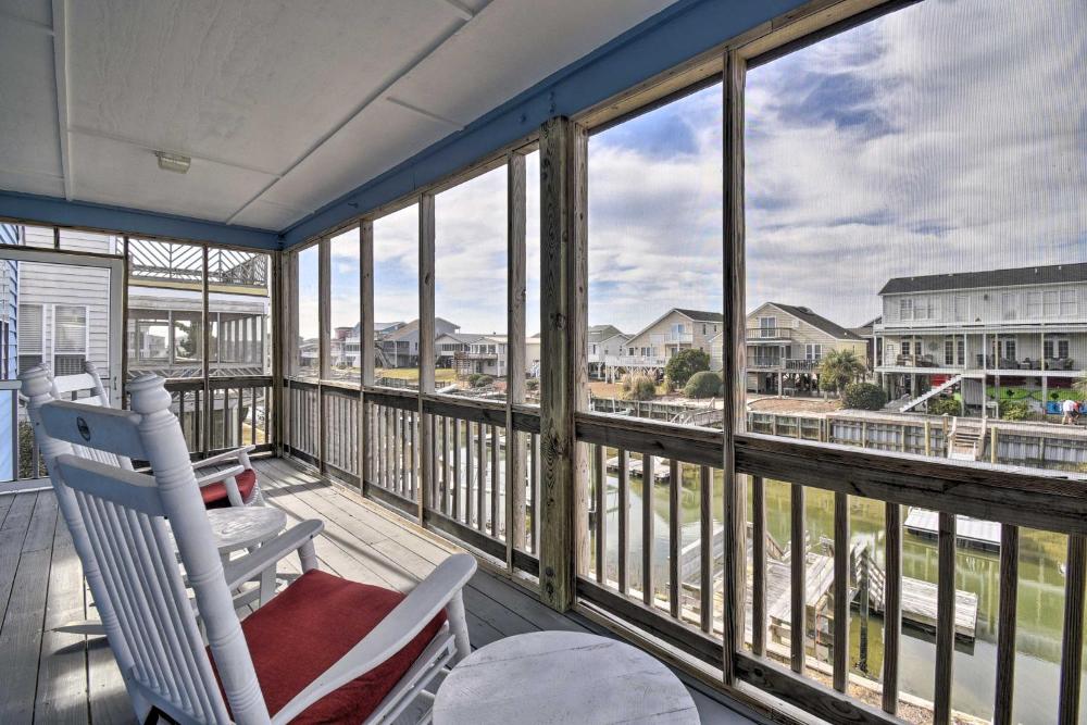 Steps to Sunset Beach Canal-Front Home with Dock!